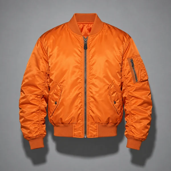 Yüklenen turuncu bomber mont