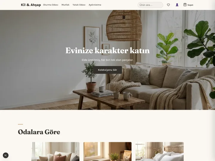 Atölye temasının uygulanmış hâli — Ev & dekorasyon